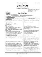 Giáo án Hoạt động ngoài giờ lên lớp 9 cả năm