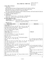 Giáo án Vật lý lớp 6 - Tuần 26 - Tiết 25 - Bài 22 : Nhiệt kế – nhiệt giai