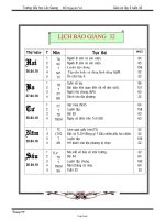 Giáo án lớp 3 - Tuần 32 - Trường tiểu học Lộc Quang