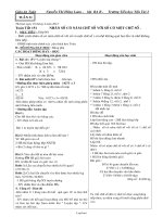 Giáo án Toán lớp 3 - Tuần 31, 32 - Trường Tiểu học Tấn Tài 2