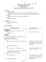 Giáo án lớp 2 môn Toán - Tiết: Ôn tập về phép cộng và trừ