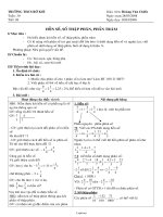 Giáo án Số học lớp 6 - Trường THCS Rờ Kơi - Tuần 30