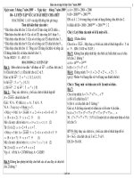 Giáo án ôn tập hè lớp 6 lên 7 năm 2009