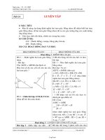 Bài giảng môn học Hình học lớp 7 - Tiết 21 - Luyện tập (tiết 2)