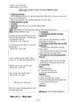 Giáo án Ngữ văn 8 - Tiết 139: Luyện tập văn bảng thông báo - Năm học 2010-2011