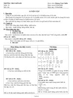 Giáo án Số học lớp 6 - Trường THCS Rờ Kơi - Tuần 34