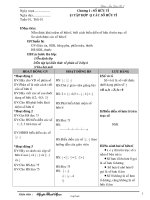 Bài giảng môn học Đại số lớp 7 - Tiết 1 - Bài 1: Tuần 1: Tập hợp q các số hữu tỉ