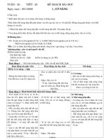 Giáo án Vật lí Lớp 8 - Tiết 20, Bài 16: Cơ năng - Năm học 2009-2010 - Phan Ngọc Lan