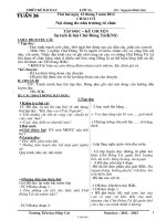 Giáo án lớp 3 Tuần học 26 - GV: Nguyễn Đình Sửu