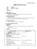 Giáo án Tập đọc lớp 2 - Bài: Thời gian biểu