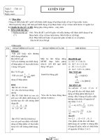 Giáo án môn học Đại số lớp 7 - Tiết 14: Luyện tập