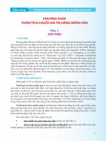 Cẩm nang Phương pháp phân tích chuỗi giá trị hàng nông sản