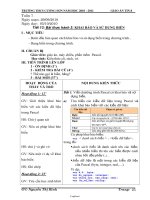 Giáo án Tin học 8 - Tiết 13, Bài thực hành 3: Khai báo và sử dụng biến - Năm học 2010-2011 - Nguyễn Thị Bình