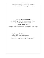 Một số biện rèn kĩ năng thực hiện các phép tính với phân số cho học sinh lớp 4A1 – Trường Tiểu học Thị trấn Tam Đường