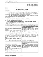 Giáo án Vật lí Lớp 8 - Tiết 1 đến 10 - Năm học 2007-2008 - Đào Văn Quang