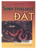 Giáo trình Sinh thái học đất: Phần 1