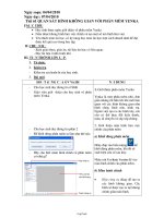 Giáo án Tin học 8 tiết 61, 62: Quan sát hình không gian với phần mềm yenka