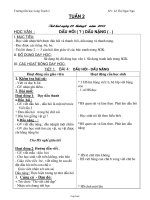 Thiết kế bài dạy lớp 1 - Tuần 2 - Trường tiểu học Long Trạch 2