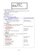 Giáo án Chính tả - Tiết 30: Bé hoa