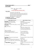 Giáo án các môn học khối lớp 2 - Tuần lễ 9 (buổi chiều)