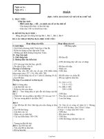 Giáo án môn Toán khối 3 - Học kì I