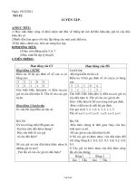 Giáo án môn Toán lớp 7 - Tiết 42: Luyện tập