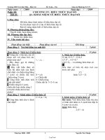 Bài giảng môn học Đại số lớp 8 - Tuần 24 - Tiết 51 - Bài 1: Khái niệm về biểu thức đại số