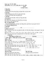 Giáo án Số học khối 6 - Tiết 16: Luyện tập 1