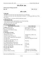 Giáo án Lớp 2 - Tuần 24 - Năm học 2009-2010 - Lưu Thị Huyền Trâm