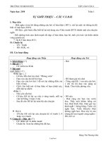 Giáo án Học vần lớp 1 - Bài 10: O - C