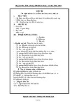 Giáo án Âm nhạc khối 3 tiết 28: Ôn tập bài hát: Tiếng hát bạn bè mình