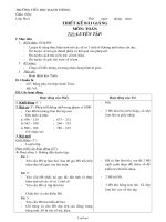 Giáo án Toán 2 tuần 31 tiết 148: Luyện tập