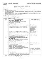 Giáo án lớp 3 môn An toàn giao thông đường bộ - Bài 1 đến bài 6