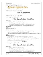 Giáo án giảng dạy môn khối 1 (buổi chiều) - Trường TH Long Thành Bắc - Tuần học 22