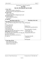 Giáo án Âm nhạc 3 tuần 27 Học hát :Bài tiếng hát bạn bè mình