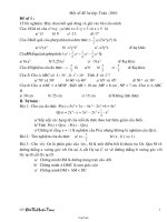 Một số đề ôn tập – Toán năm 2010