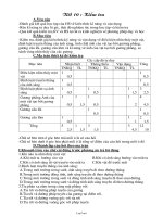 Giáo án Vật lý khối 7 tiết 10: Kiểm tra