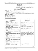 Giáo án tổng hợp khối 1 - Tuần 34, 35 - Trường Tiểu học Hàm Nghi