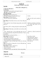 Thiết kế bài dạy các môn lớp 1 - Trường TH Nguyễn Viết Xuân - Tuần 15