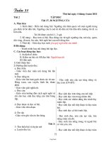 Giáo án các môn lớp 1 - Tuần 31, 32