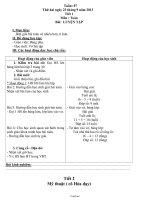 Giáo án các môn lớp 2 - Tuần 7 năm học 2013