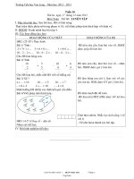 Giáo án Môn Toán - Tiết 60: Luyện tập