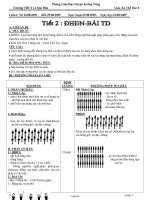 Giáo án môn Thể dục lớp 6 - Tiết 2 đến tiết 70