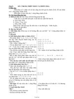 Giáo án lớp 1 môn Toán - Tuần 27