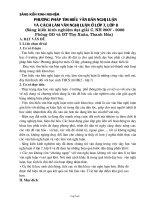 Đề tài Sáng kiến kinh nghiệm phương pháp tìm hiểu văn bản nghị luận và cách làm Văn nghị luận ở lớp 7, lớp 8
