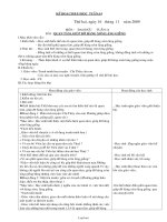 Kế hoạch bài học Tuần 14 Lớp 3