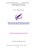 Giáo án môn Vật lí 7 tiết 17: Tổng kết chương 2: Âm học