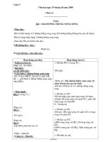 Bài giảng môn Toán học - Tuần 9 - Bài 41: Hai đường thẳng song song