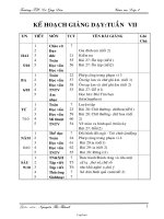 Giáo án các môn học khối 2 - Trường TH Lê Quý Đôn - Tuần 7