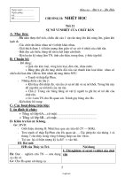 Giáo án lớp 6 môn học Vật lí - Tiết 21: Sự nở vì nhiệt của chất rắn